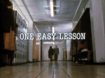 One Easy Lesson