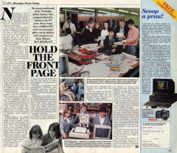 TV Times, 30 Jan 1989 (HTV) © IPC Media Ltd