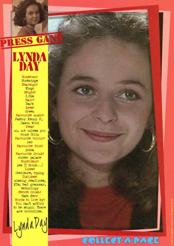 Collect-a-Page Lynda, in the style of contemporary Look-In