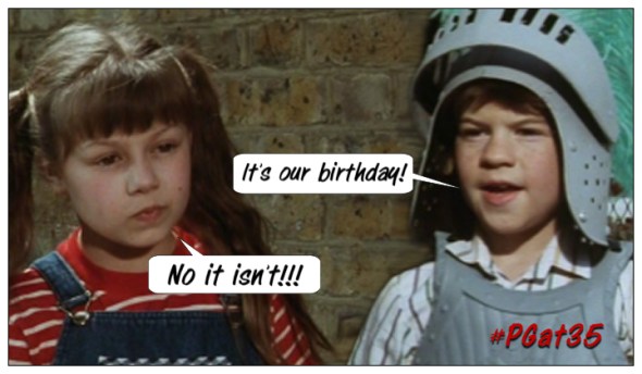 It's our birthday... PG at 35